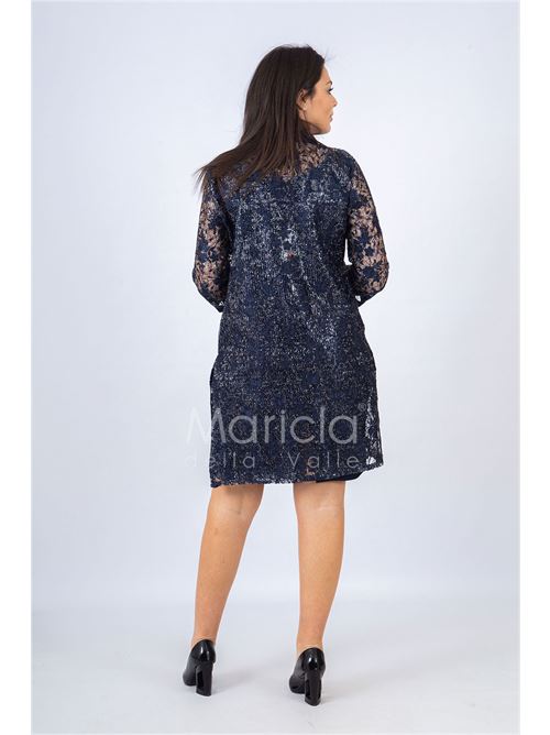 Completo tubino con spolverino PAOLA FORTI | PF609BLU